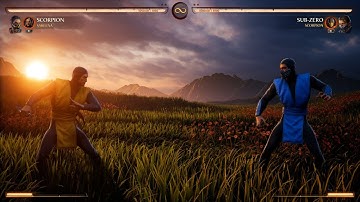 Mortal Kombat 1 - Scorpion Vs Sub Zero - High Level Gameplay