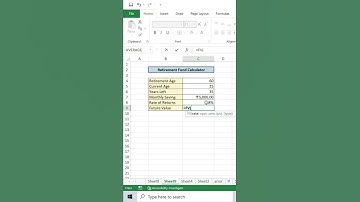 Retirement Calculator #shorts