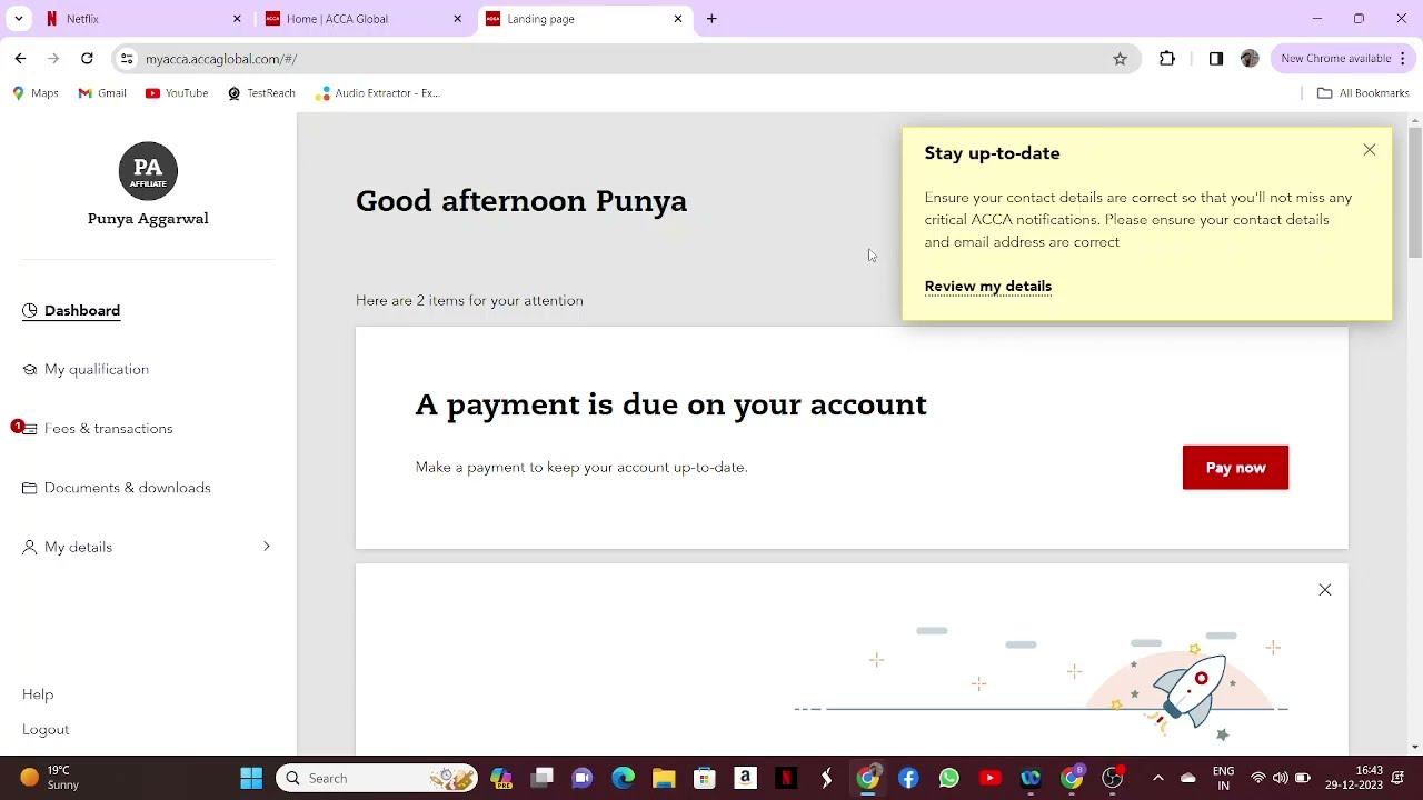 HOW TO PAY ACCA ANNUAL SUBSCRIPTION PART PAYMENT beingacca YouTube HOW TO PAY ACCA ANNUAL SUBSCRIPTION PART PAYMENT beingacca YouTube