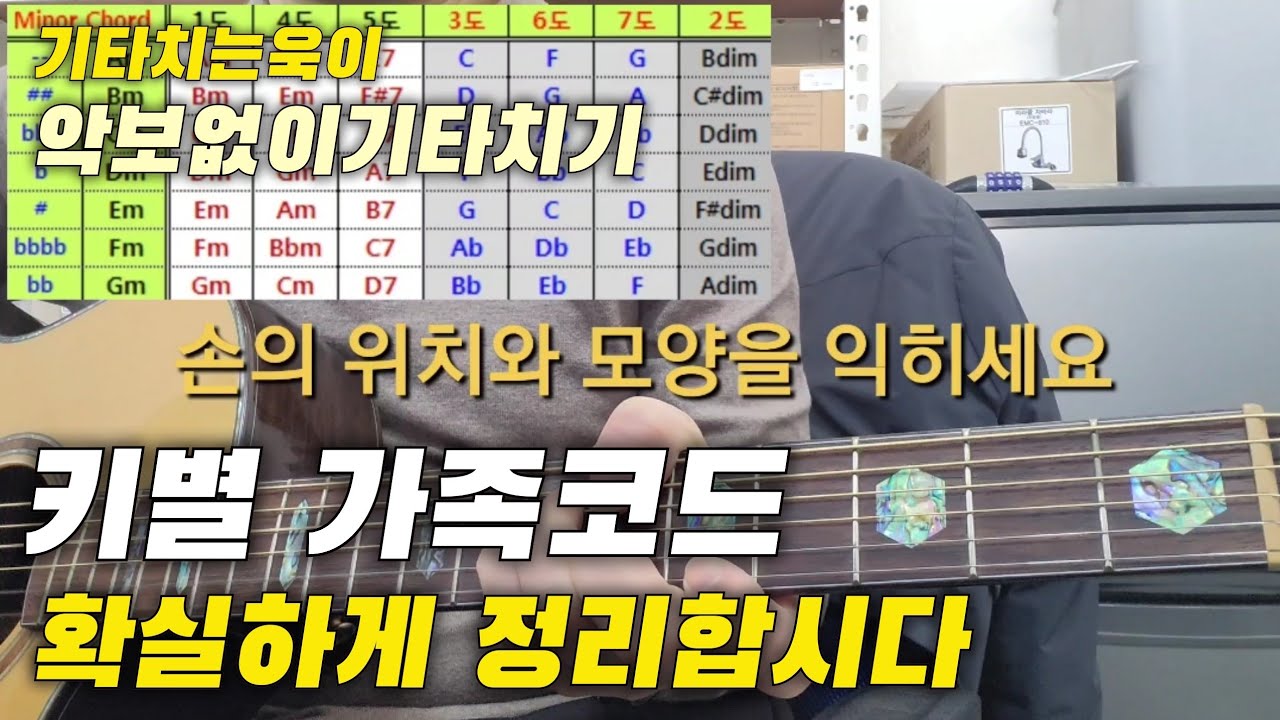 키별 가족코드(6개), 확실하게 정리합시다