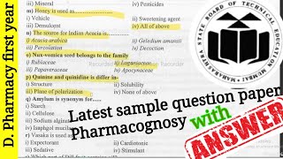 MSBTE sample question paper with answers| Pharmacognosy screenshot 5