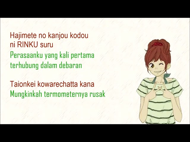 Sekai wa koi ni ochiteiru (lirik lagu terjemahan indo) class=