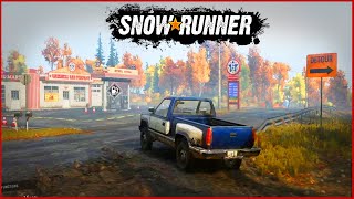 [No Commentary] SnowRunner Opening Scene | First Gameplay |  #gaming #snowrunner #simulator #games