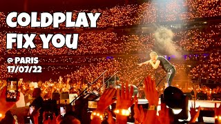 Coldplay Fix You - Live @ Paris - Music of the Spheres World Tour 2022