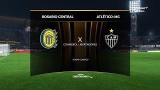 Rosario Central x Atlético-MG - Simulando no FC 24 (PC com mods) - CONMEBOL Libertadores 2024