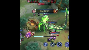 Yu Zhong landing a dive + petrify + ulti combo #shorts #mlbb #yuzhong