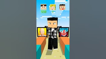 Choose and Jump the Farthest #minecraft #shorts