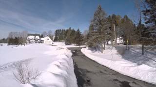 New Hampshire - Snowmobile Drone Shots