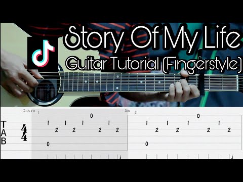 Story Of My Life - One Direction | Guitar Tutorial Fingerstyle | TAB + CHORD