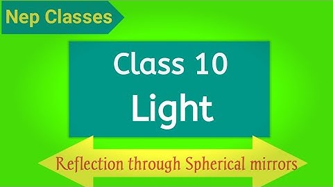 Light - Reflection & Refraction 01 | Laws of Reflection | Plane Mirror | Lateral Inversion | Class10