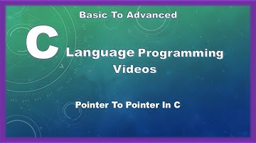 Pointer To Pointer In C