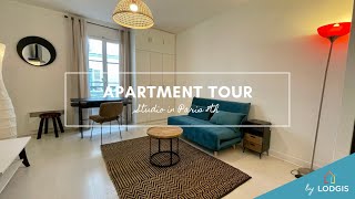 Apartment Tour // Furnished  22.6m2 in Paris – Ref : 10824158