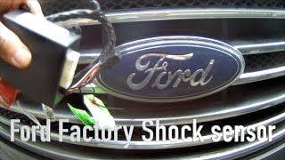 Ford F150 Factory Shock Sensor install  Plug & Play