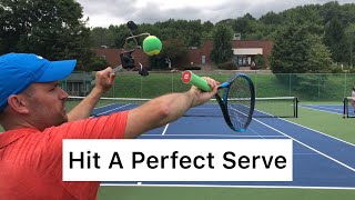 Hit A Perfect Serve (Powerful Tennis Tips)