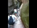 Descending into Crack in the Ground (Christmas Valley, OR)