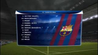 Download lagu Champions League Final 2011 - FC Barcelona vs. Manchester United [ PES 2011 version]