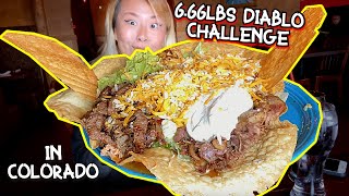 6.66LBS OF FOOD!!  The Corona Del Diablo Challenge in COLORADO!! #RainaisCrazy