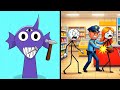 Thief puzzles vs Sprunki Transformer Mix All Lavel St GamePlay Zero 0 