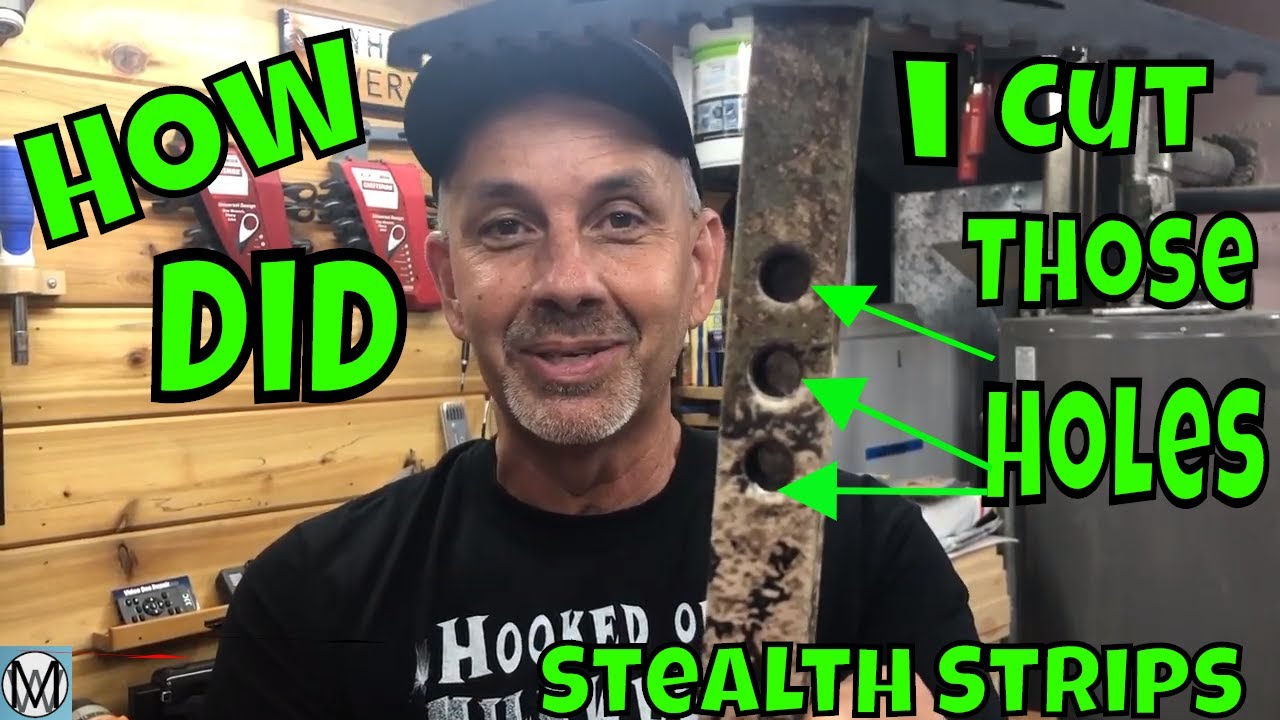 Stealth Strips / Cutting the Beast Stick Holes