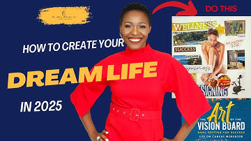 How to make a vision board that works for 2025, Types of vision boards,  Setting Goals, dream life!