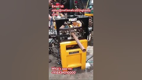 scaffolding pipe punching machine is use to automate process of punching holes in scaffolding pipes