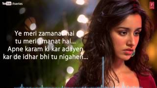 'sun raha hai na tu' full song from aashiqui 2 with lyrics, starring
aditya roy and shraddha kapoor.