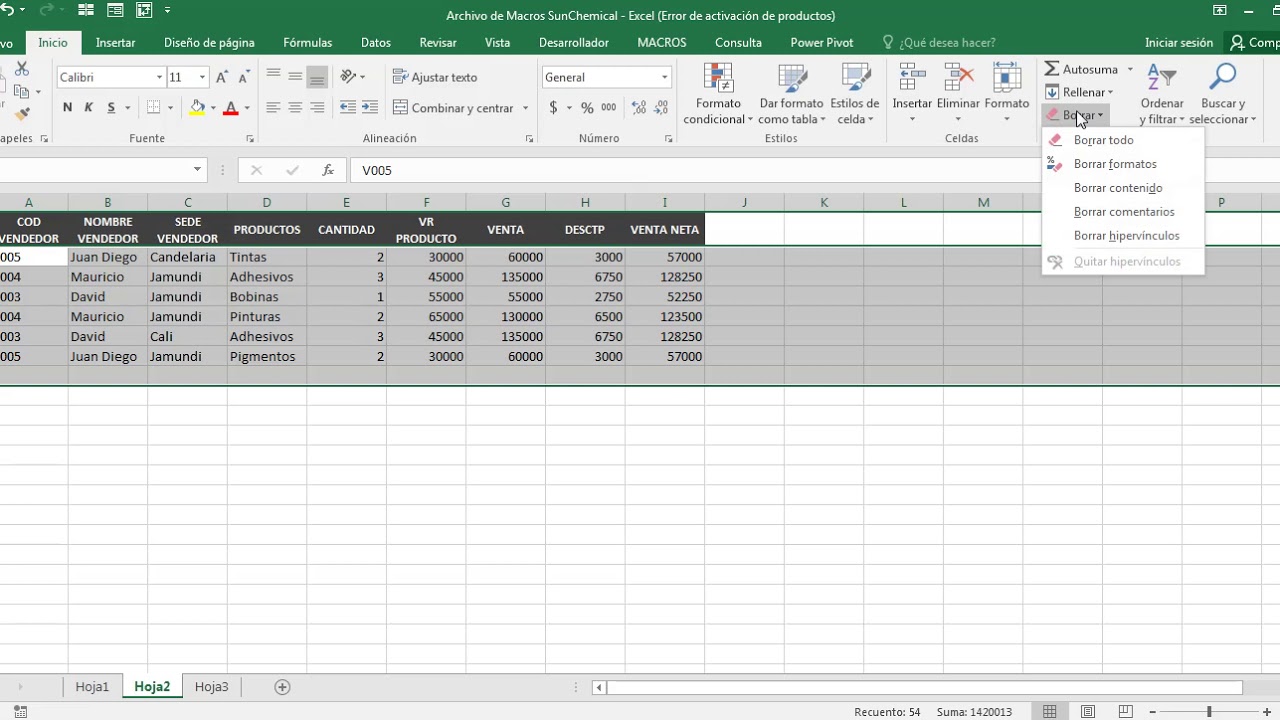 Excel Macro Formulario Registrar - YouTube