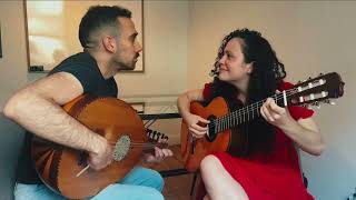 Oud & Classical Guitar Jam (Bossa Nova) - George Abud and Paula Gaudier