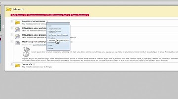 Context menu in Blackboard 9.1