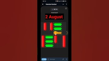 #2Aug hamster Kombat mini game puzzle Solved | Today mini game puzzle | hamster Kombat mini game