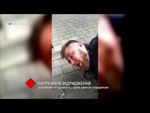 В Одессе задержали патрульного с очень странным поведением