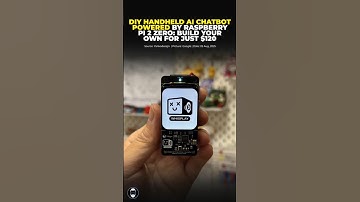 DIY AI Chatbot: Build a Portable Raspberry Pi Assistant! #shorts