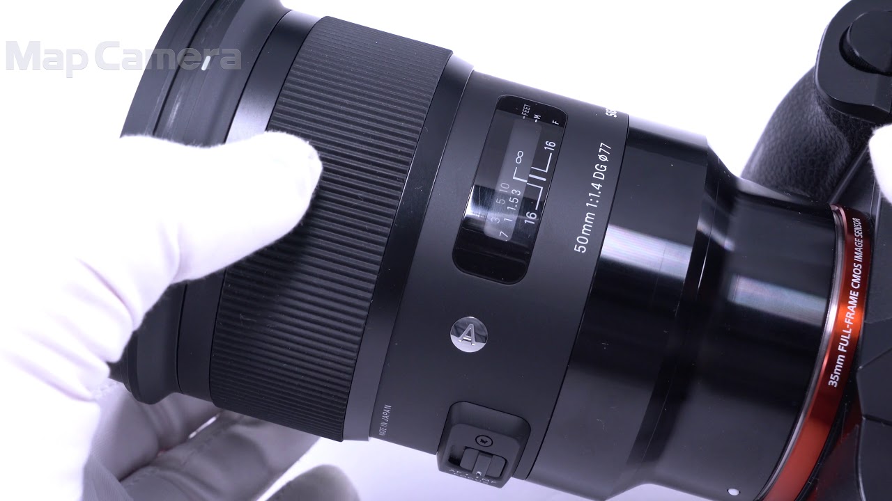 SIGMA (シグマ) Art 50mm F1.4 DG HSM（ソニーE用/フルサイズ対応） 良品 - YouTube