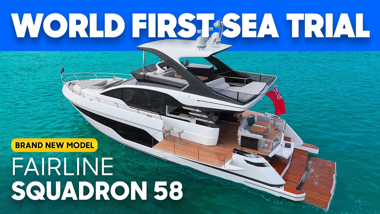 Driving the £1.6 Million Fairline Squadron 58