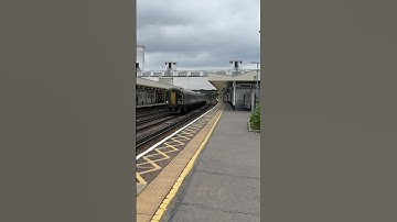 Class 159 passing Surbiton Station *WHISTLE*