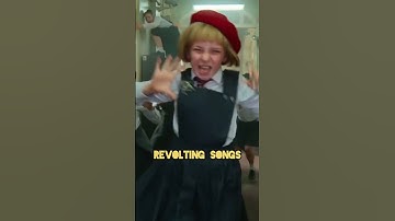 Thumbnail of Do you know in Matilda The Musical "Revolting Children" song says word that is book #shorts #viral