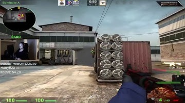 CS GO   GeT RiGhT plays FPL on Cache with Olofmeister