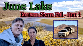 Boondocking between June lake and Mammoth:  Eastern Sierra  Fall 2022