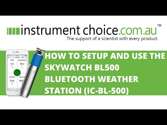 Station météo pour smartphone Skywatch BL BL BL500