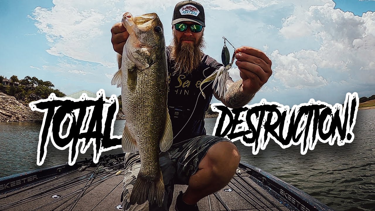 VIOLENT FISH STRIKES on The NEW 6th Sense Divine Spinnerbait!!! 