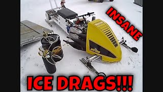 SNOWMOBILE DRAG RACING