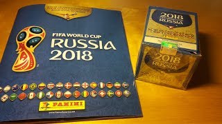 Album Display Panini WM World Cup Russia 2018 Blister Sticker 