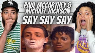 NO WAY!| FIRST TIME HEARING Paul McCartney & Michael Jackson - Say Say Say REACTION