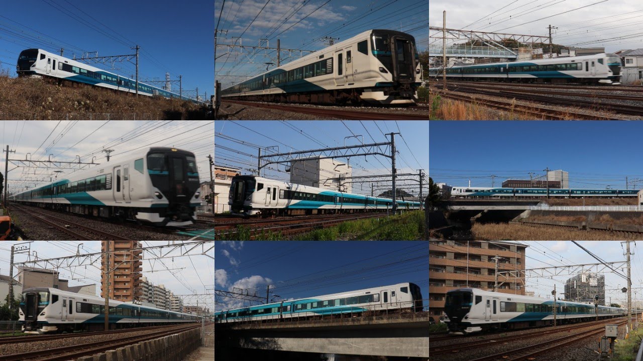 E257系2000番代　特急踊り子＆特急湘南　東海道線内走行シーン集