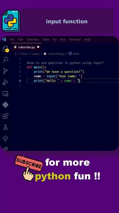 how to input string in python #python - YouTube