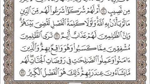 القرآن الكريم الجزء الخامس والعشرون سعد الغامدي مكتوب 25