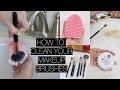 How I Clean My Makeup Brushes + Spot Cleaning