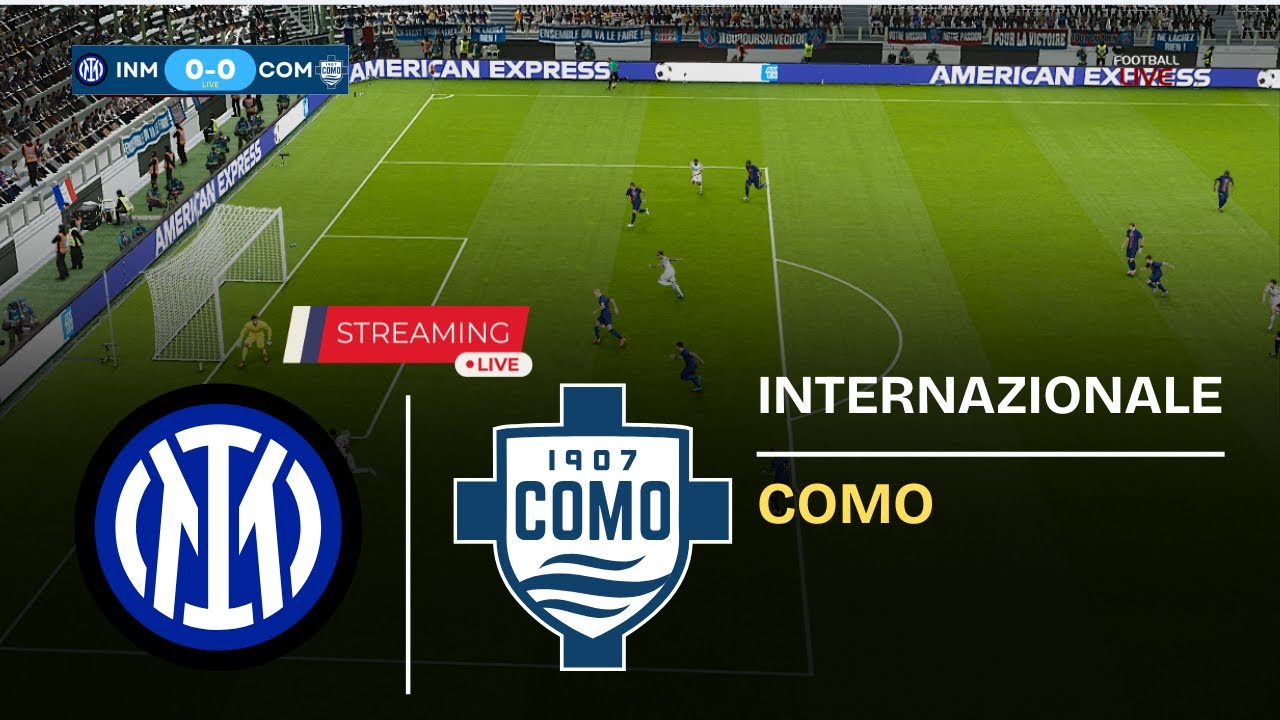 🔴IN Diretta: Inter vs Como | Serie A | PES 2025 Gameplay Realistico
