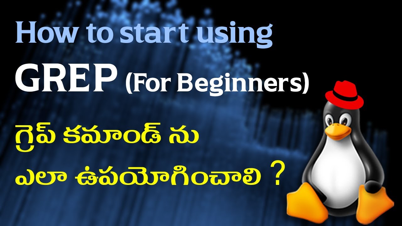 grep | Linux Fundamentals | Explained in Telugu - YouTube