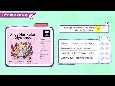 Afiş Okuma ve Yorumlama | 4.Sınıf Türkçe